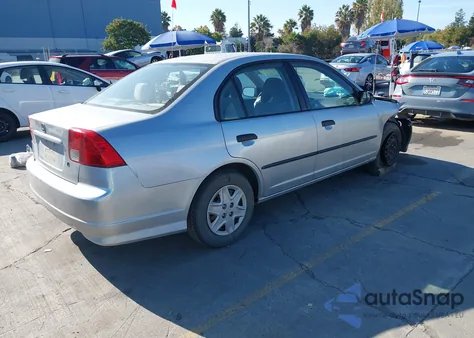 2004 Honda Civic Vp from USA, damaged, VIN 2HGES16364H588741